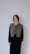 画像4: IFMEH       Quilting short vest・khaki (4)