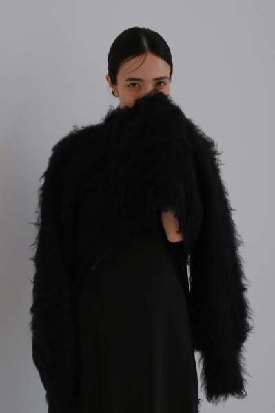 画像8: IFMEH       Shaggy knit tops・black (8)