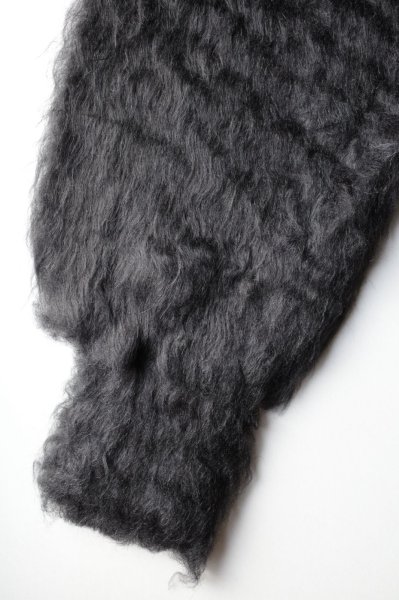 画像14: IFMEH       Shaggy knit tops・black (14)