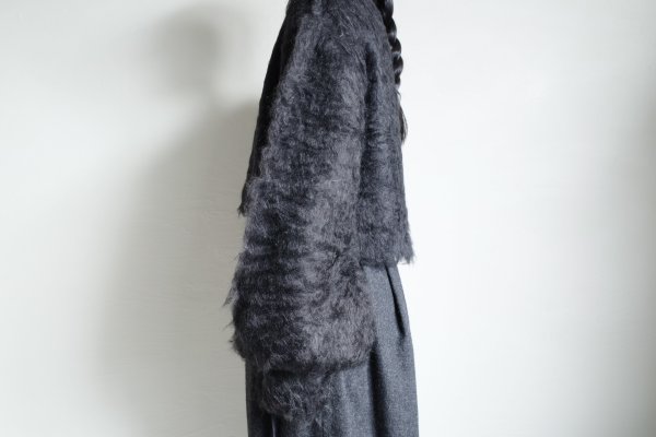 画像17: IFMEH       Shaggy knit tops・black (17)