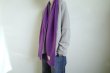 画像5: RELAX FIT       リラックスフィット ”FLEECE MUFFLER MINNEAPOLIS”・パープル×クリーム (5)