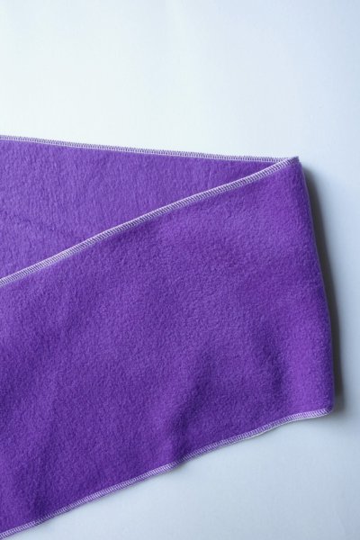 画像3: RELAX FIT       リラックスフィット ”FLEECE MUFFLER MINNEAPOLIS”・パープル×クリーム