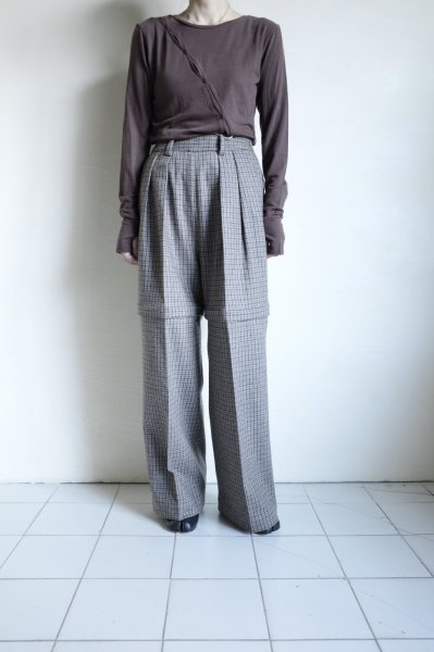 画像21: Mediam       Check Removable Pants・Gun club Check (21)