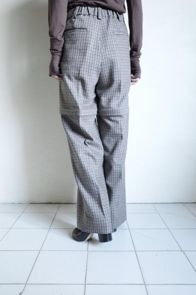 画像20: Mediam       Check Removable Pants・Gun club Check (20)