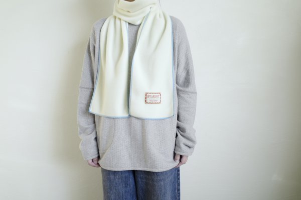 画像6: RELAX FIT       リラックスフィット ”FLEECE MUFFLER MINNEAPOLIS”・レモン×スカイブルー (6)