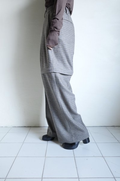 画像19: Mediam       Check Removable Pants・Gun club Check (19)