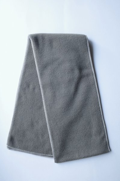 画像2: RELAX FIT       リラックスフィット ”FLEECE MUFFLER MINNEAPOLIS”・ミリタリーグリーン×クリーム (2)