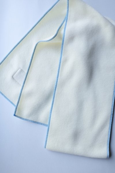 画像2: RELAX FIT       リラックスフィット ”FLEECE MUFFLER MINNEAPOLIS”・レモン×スカイブルー (2)