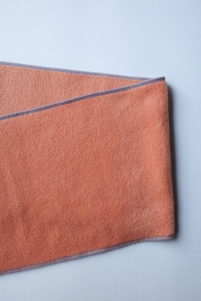 画像2: RELAX FIT リラックスフィット ”FLEECE MUFFLER MINNEAPOLIS”・オレンジ×グリーン