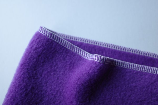 画像3: RELAX FIT       リラックスフィット ”FLEECE MUFFLER MINNEAPOLIS”・パープル×クリーム (3)