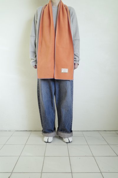 画像4: RELAX FIT       リラックスフィット ”FLEECE MUFFLER MINNEAPOLIS”・オレンジ×グリーン (4)