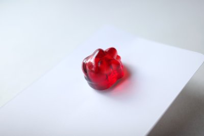 画像2: mahana fire earrings・clear red small