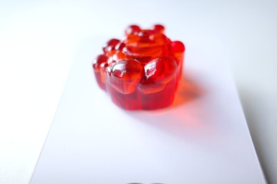 画像2: mahana caterpillar earrings・clear orange big