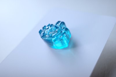 画像2: mahana frog earrings・clear blue small