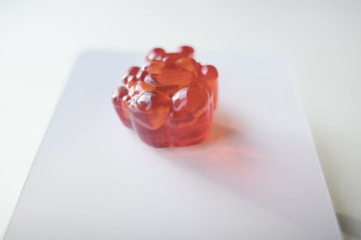 画像2: mahana caterpillar earrings・clear orange small