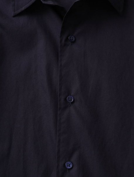 画像2: FOLL       washed broad daily shirt・navy (2)
