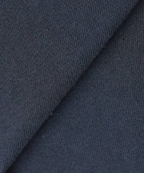 画像2: FOLL       superfine cotton sweat shirt blouson・navy (2)