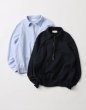 画像4: FOLL       superfine cotton sweat halfzip・navy (4)