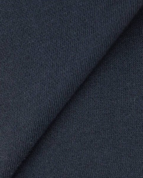 画像2: FOLL       superfine cotton sweat halfzip・navy (2)