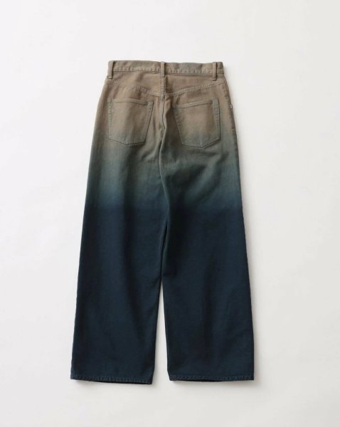 画像4: FOLL       indigo layer dye wardrobe jeans・camel (4)