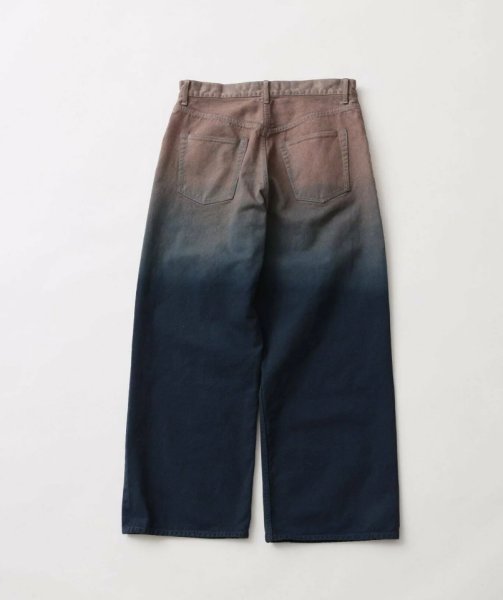 画像3: FOLL       indigo layer dye wardrobe jeans・brown (3)
