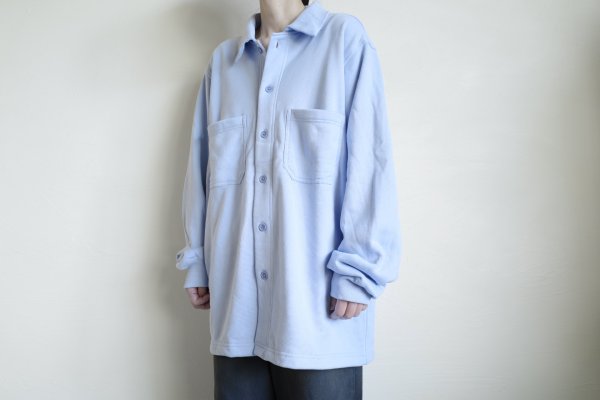 画像19: FOLL       superfine cotton sweat shirt blouson・blue (19)