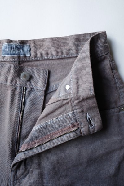 画像2: FOLL indigo layer dye wardrobe jeans・brown
