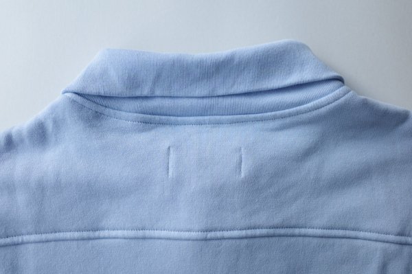 画像10: FOLL       superfine cotton sweat shirt blouson・blue (10)