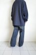 画像14: FOLL       superfine cotton sweat shirt blouson・navy (14)