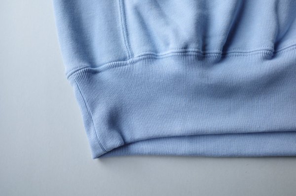 画像8: FOLL       superfine cotton sweat halfzip・blue (8)