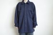 画像8: FOLL       superfine cotton sweat shirt blouson・navy (8)