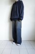 画像15: FOLL       superfine cotton sweat halfzip・navy (15)