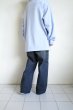 画像18: FOLL       superfine cotton sweat shirt blouson・blue (18)