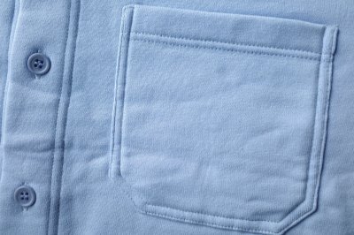 画像2: FOLL superfine cotton sweat shirt blouson・blue