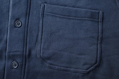 画像2: FOLL       superfine cotton sweat shirt blouson・navy