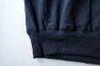 画像6: FOLL       superfine cotton sweat halfzip・navy (6)