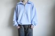画像19: FOLL       superfine cotton sweat halfzip・blue (19)