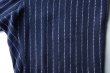 画像6: FOLL       khadi cotton stripe pants・navy (6)