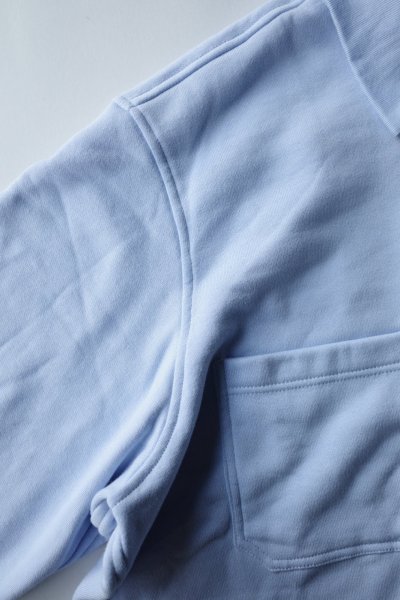 画像3: FOLL superfine cotton sweat shirt blouson・blue