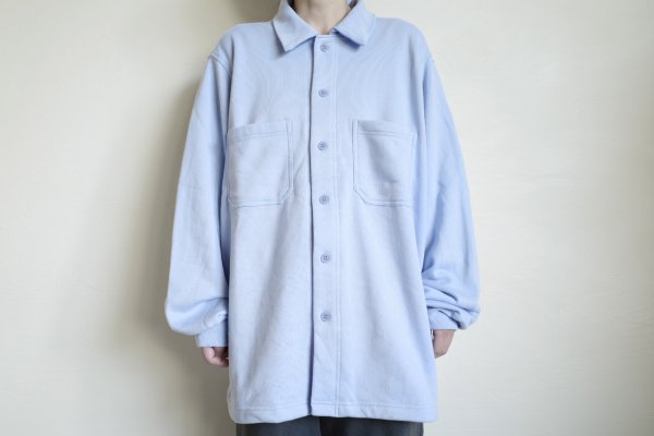 画像12: FOLL       superfine cotton sweat shirt blouson・blue (12)