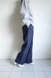 画像14: FOLL       khadi cotton stripe pants・navy (14)