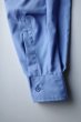 画像7: FOLL       washed broad daily shirt・blue (7)