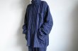 画像18: FOLL       khadi cotton stripe jacket・navy (18)