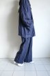 画像16: FOLL       khadi cotton stripe jacket・navy (16)