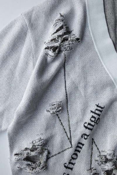 画像2: LITTLE BEDROOM damage alert cardigan