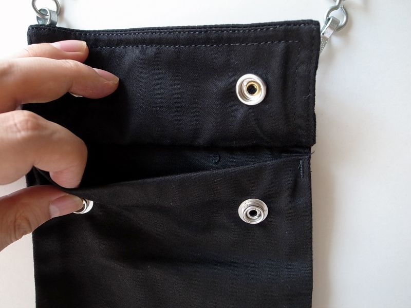 PEEL&LIFT chain pouch チェーンポーチ・black - tity