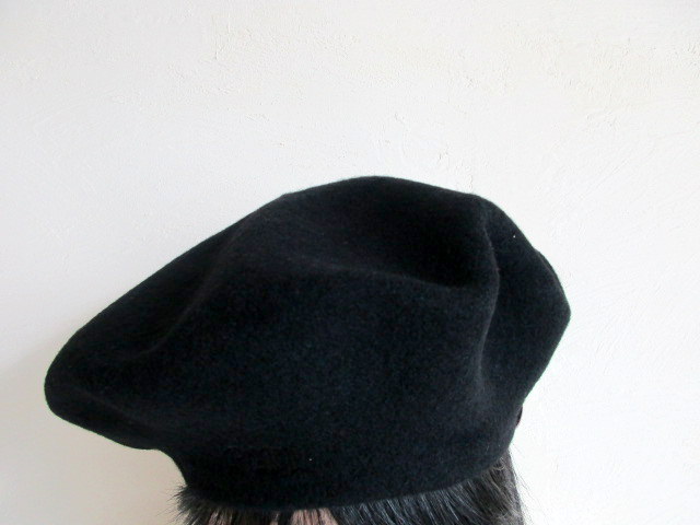 PEEL&LIFT basque beret ビックベレー帽・ブラック - tity