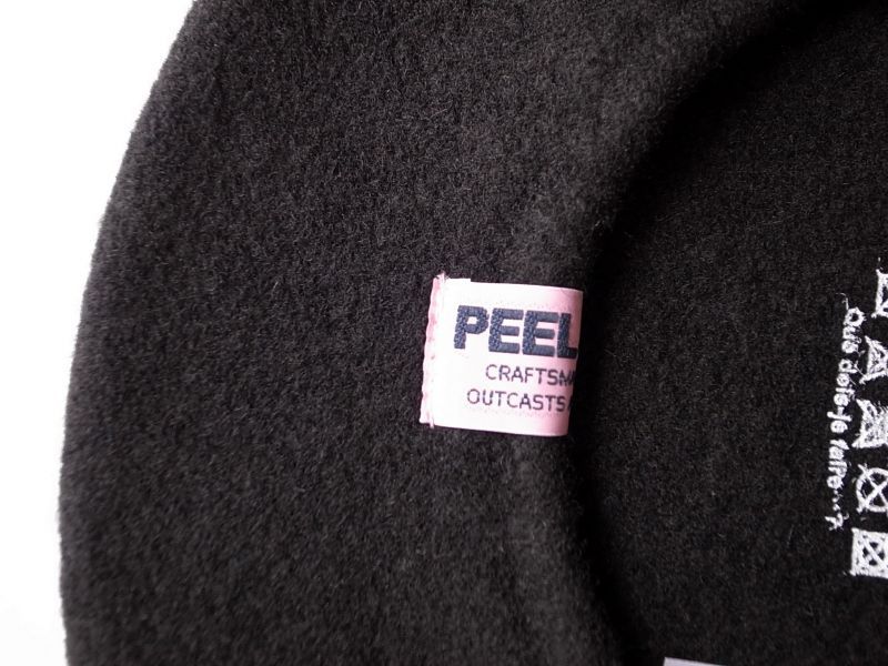 PEEL&LIFT basque beret ビックベレー帽・ブラック - tity