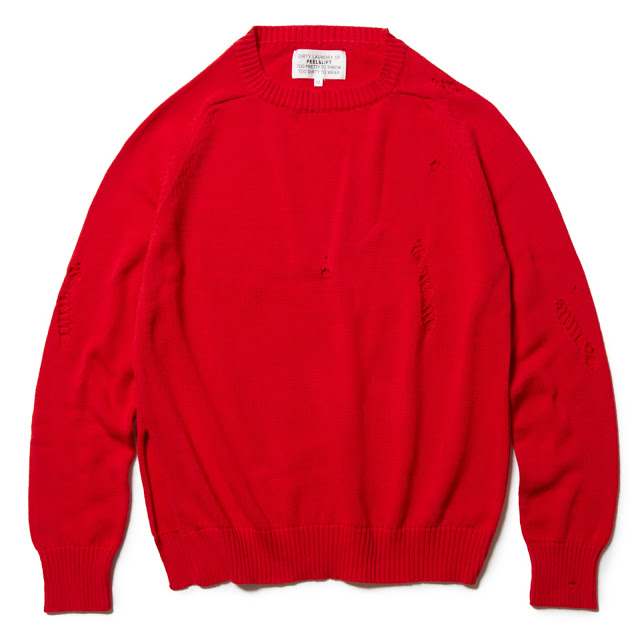 PEEL&LIFT cotton damaged jumper ダメージニット - tity