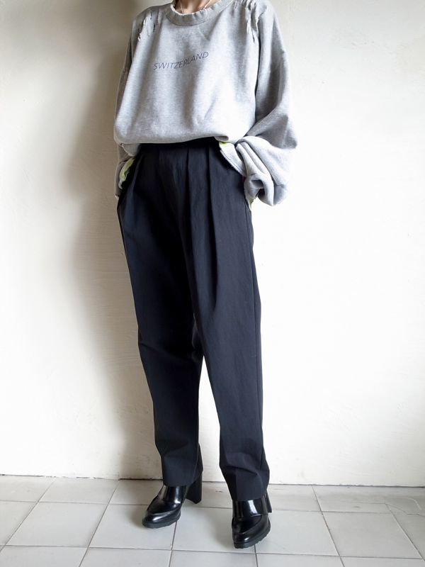 【stein】22SS EX WIDE TAPERED TROUSERS